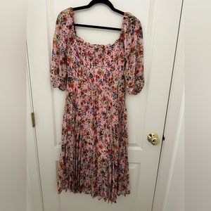 BCBGeneration Pink Floral Dress, Size 10